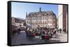 Marketplace and Town Hall-Marcus Lange-Framed Stretched Canvas