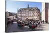 Marketplace and Town Hall-Marcus Lange-Stretched Canvas