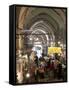 Marketplace in Covered Alleyway in the Arab Sector, Old City, Jerusalem, Israel, Middle East-Donald Nausbaum-Framed Stretched Canvas