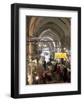 Marketplace in Covered Alleyway in the Arab Sector, Old City, Jerusalem, Israel, Middle East-Donald Nausbaum-Framed Photographic Print