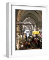 Marketplace in Covered Alleyway in the Arab Sector, Old City, Jerusalem, Israel, Middle East-Donald Nausbaum-Framed Photographic Print