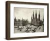 Marketplace in Wiesbaden in Germany-null-Framed Photographic Print