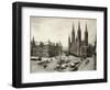 Marketplace in Wiesbaden in Germany-null-Framed Photographic Print