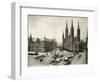 Marketplace in Wiesbaden in Germany-null-Framed Photographic Print