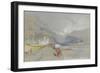 Marketsch Castle and Tower of Botzen-J. M. W. Turner-Framed Giclee Print