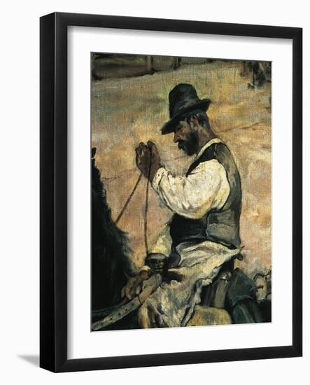 Marking of Young Bulls in Maremma, Circa 1887-Giovanni Fattori-Framed Giclee Print