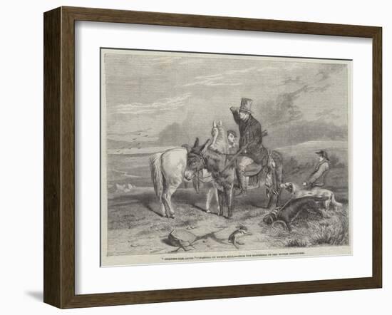 Marking the Covey-Harry Hall-Framed Giclee Print