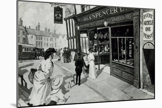 Marks and Spencer-English School-Mounted Giclee Print