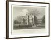 Marks Hall, Coggeshall, Essex, the Seat of Mrs Honeywood-William Henry Bartlett-Framed Giclee Print