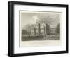 Marks Hall, Coggeshall, Essex, the Seat of Mrs Honeywood-William Henry Bartlett-Framed Giclee Print
