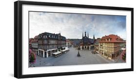 Markt Square and Guild Hall, Wernigerode, Harz Mountains, Saxony-Anhalt, Germany-Gavin Hellier-Framed Photographic Print