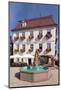 Marktplatz (square) with city hall, Nagold, Black Forest, Baden-Wurttemberg, Germany-Markus Lange-Mounted Photographic Print