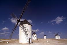 Campo De Criptana, Windmills - New Castile, Spain-Markus Bassler-Framed Stretched Canvas