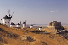 Consuegra, Windmills and Castle - New Castile, Spain-Markus Bassler-Stretched Canvas