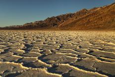 Badwater Basin at sunset, Death Valley National Park, California-Markus Lange-Photographic Print