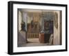 Marlborough House: First Room (Drawing)-William Linnaeus Casey-Framed Giclee Print