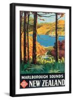 Marlborough Sounds, New Zealand-L^ C^ Mitchell-Framed Premium Giclee Print