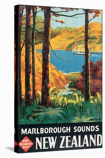 Marlborough Sounds, New Zealand-L^ C^ Mitchell-Stretched Canvas