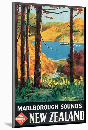 Marlborough Sounds, New Zealand-L^ C^ Mitchell-Mounted Art Print