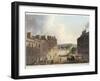 Marlborough Street, from "Bath Illustrated by a Series of Views"-John Claude Nattes-Framed Giclee Print