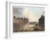 Marlborough Street, from "Bath Illustrated by a Series of Views"-John Claude Nattes-Framed Giclee Print