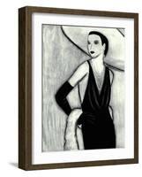 Marlena Goes to Hollywood-Chariklia Zarris-Framed Art Print