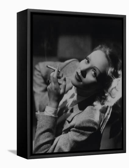 Marlene Dietrich, 1935-null-Framed Stretched Canvas