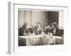 Marlene Dietrich and family at restaurant, 1936-Lucien Aigner-Framed Photographic Print