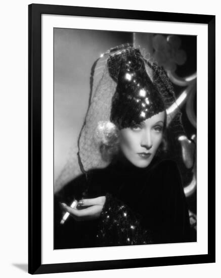 Marlene Dietrich. "Angel" 1937, Directed by Ernst Lubitsch-null-Framed Photographic Print