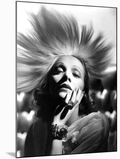 Marlene Dietrich, Ca. 1937-null-Mounted Photo