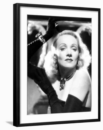 Marlene Dietrich, Ca. 1942-null-Framed Photo