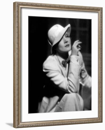 Marlene Dietrich. "Caprice Espagno" 1935, "The Devil Is a Woman" Directed by Josef Von Sternberg-null-Framed Photographic Print