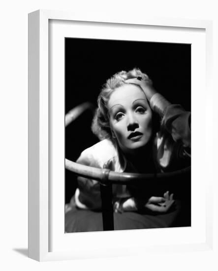 Marlene Dietrich. "Desire" 1936, Directed by Frank Borzage-null-Framed Photographic Print