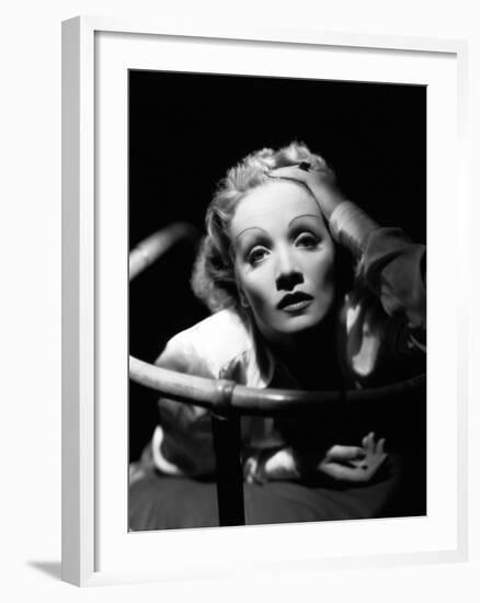 Marlene Dietrich. "Desire" 1936, Directed by Frank Borzage-null-Framed Photographic Print