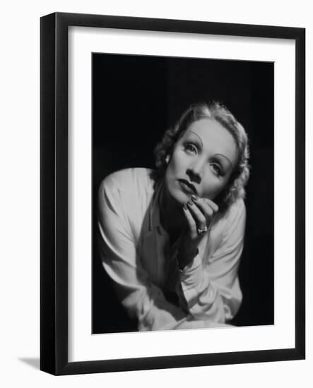 Marlene Dietrich. "Desire" 1936, Directed by Frank Borzage-null-Framed Photographic Print