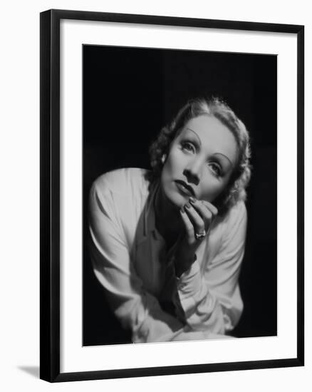 Marlene Dietrich. "Desire" 1936, Directed by Frank Borzage-null-Framed Photographic Print