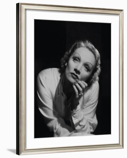 Marlene Dietrich. "Desire" 1936, Directed by Frank Borzage-null-Framed Photographic Print