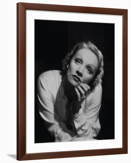 Marlene Dietrich. "Desire" 1936, Directed by Frank Borzage-null-Framed Photographic Print