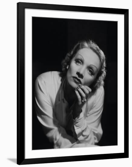 Marlene Dietrich. "Desire" 1936, Directed by Frank Borzage-null-Framed Photographic Print