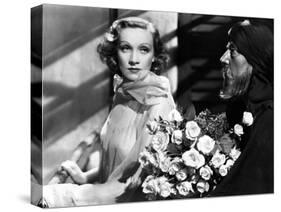 Marlene Dietrich, German-Born Actress-null-Stretched Canvas