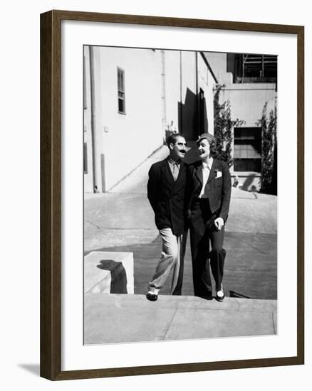 Marlene Dietrich, Groucho Marx-null-Framed Photographic Print