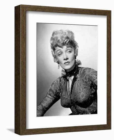 Marlene Dietrich. "Rancho Notorious" [1952], Directed by Fritz Lang.-null-Framed Photographic Print