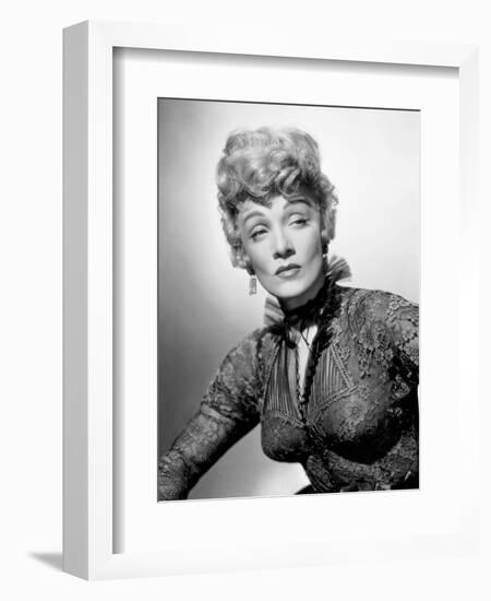 Marlene Dietrich. "Rancho Notorious" [1952], Directed by Fritz Lang.-null-Framed Photographic Print