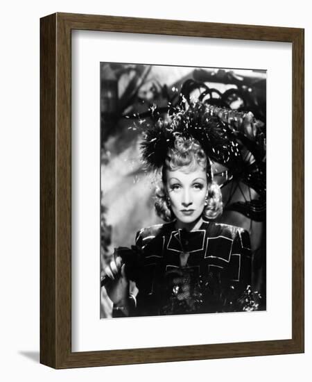 Marlene Dietrich. "Seven Sinners" 1940, Directed by Tay Garnett-null-Framed Photographic Print