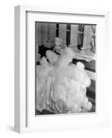 Marlène Dietrich: The Scarlett Empress, 1934-null-Framed Photographic Print