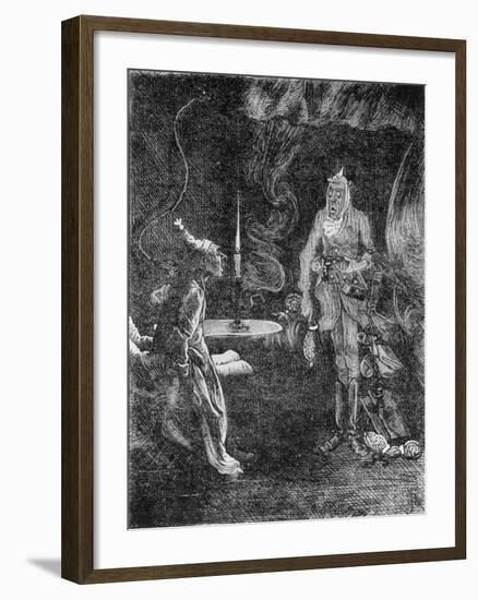 Marley's Ghost, Illustration from 'A Christmas Carol' by Charles Dickens-null-Framed Giclee Print