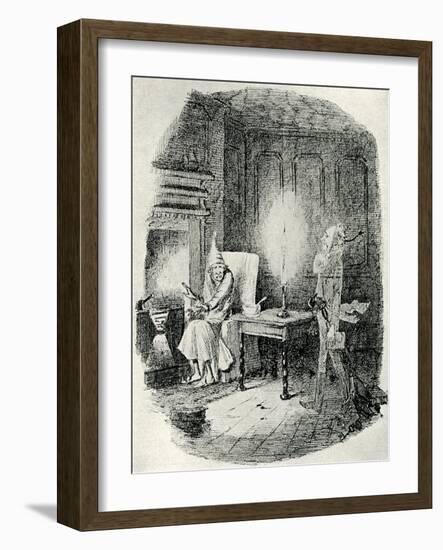 Marley's Ghost-John Leech-Framed Giclee Print