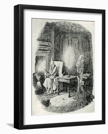 Marley's Ghost-John Leech-Framed Giclee Print