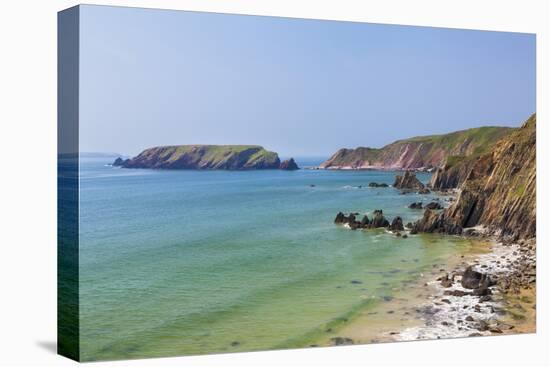 Marloes Sands, Pembrokeshire, Wales, United Kingdom, Europe-Billy Stock-Stretched Canvas