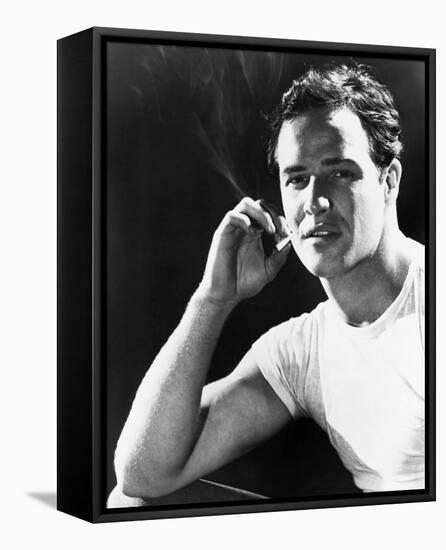 Marlon Brando - A Streetcar Named Desire-null-Framed Stretched Canvas